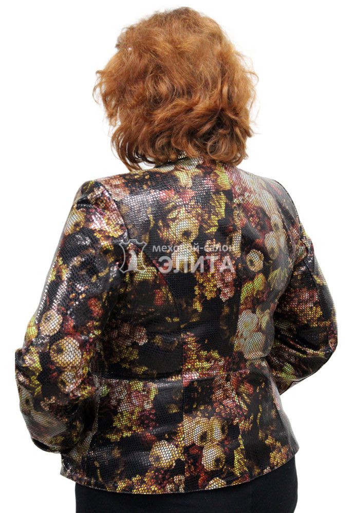 Куртка из натуральной кожи 1533 р-р 48-56, цена 14600 рублей в интернет-магазине кожи и меха ЭЛИТА. Вид 2