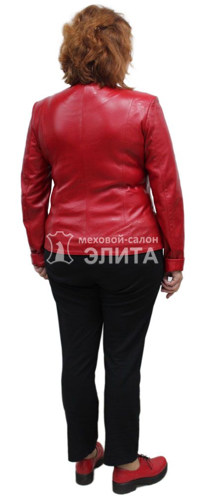 Куртка из натуральной кожи 1728 р-р 48-54, цена 17600 рублей в интернет-магазине кожи и меха ЭЛИТА. Вид 2