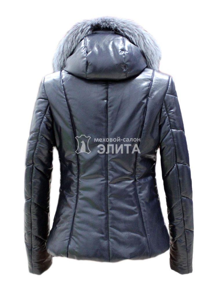 Куртка из эко кожи 16854G 42-50, цена 10300 рублей в интернет-магазине кожи и меха ЭЛИТА. Вид 2