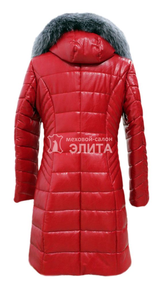 Пальто из эко кожи 983G р-р 46-54, цена 12400 рублей в интернет-магазине кожи и меха ЭЛИТА. Вид 2