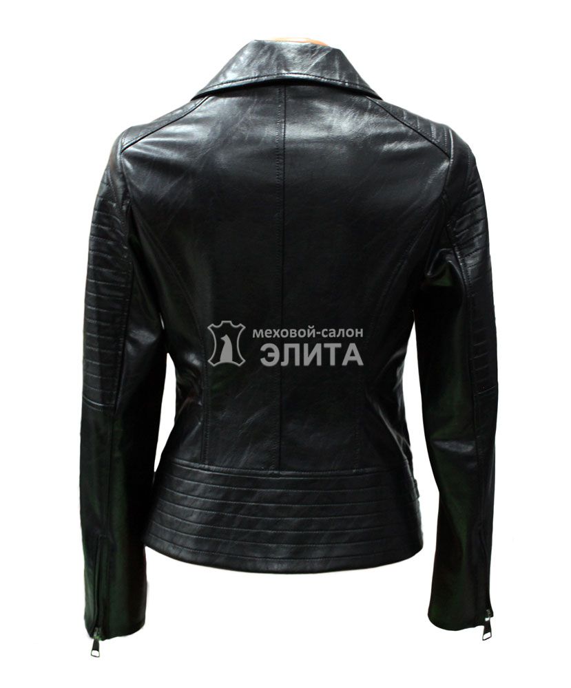 Куртка из эко кожи G18320 р-р 42-48, цена 4800 рублей в интернет-магазине кожи и меха ЭЛИТА. Вид 2
