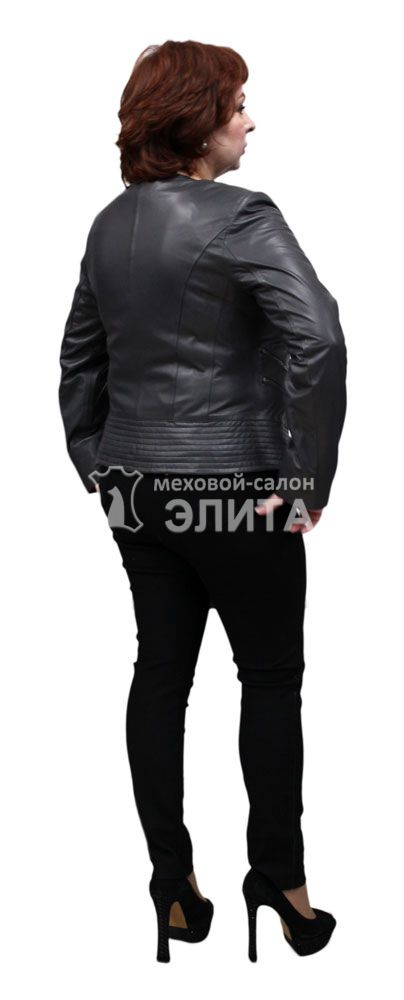 Куртка из натуральной кожи 804 р-р 46-58, цена 18700 рублей в интернет-магазине кожи и меха ЭЛИТА. Вид 2