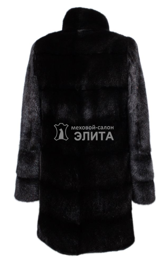 Шуба из норки S-1818, цена 110700 рублей в интернет-магазине кожи и меха ЭЛИТА. Вид 2