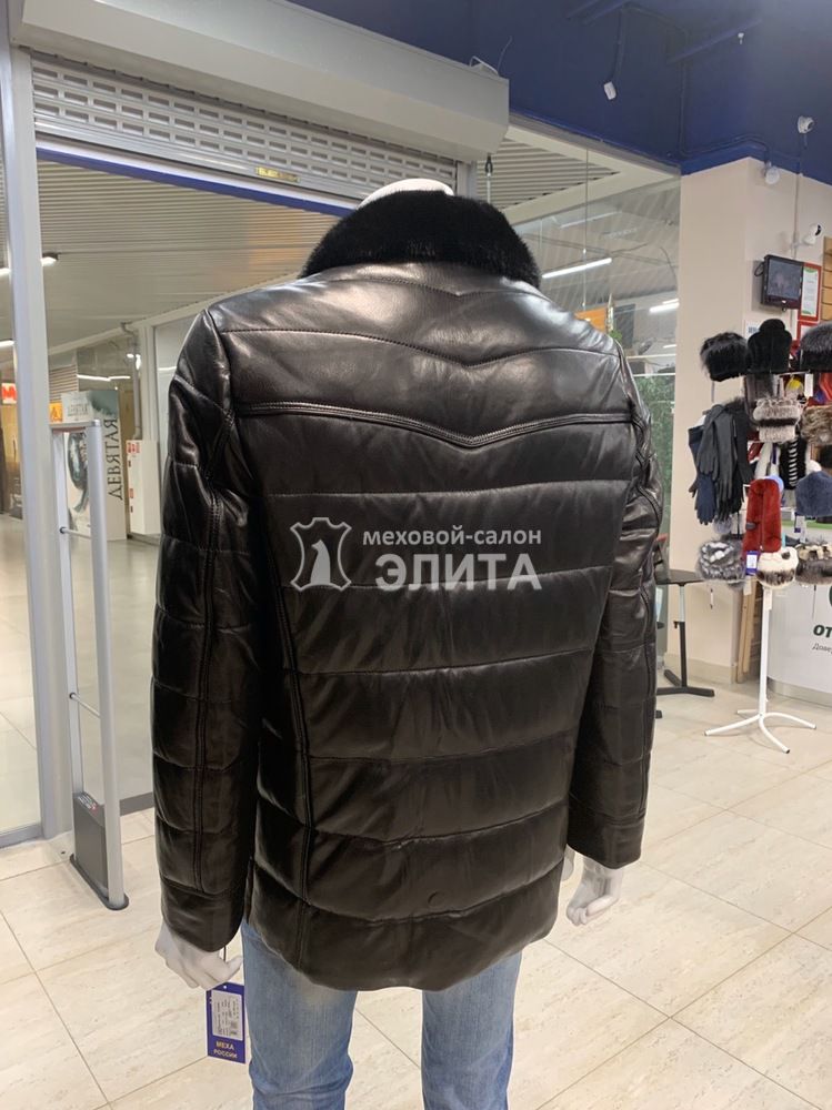 Куртка из натуральной кожи м. 7753 р-р 54-56, цена 29400 рублей в интернет-магазине кожи и меха ЭЛИТА. Вид 2