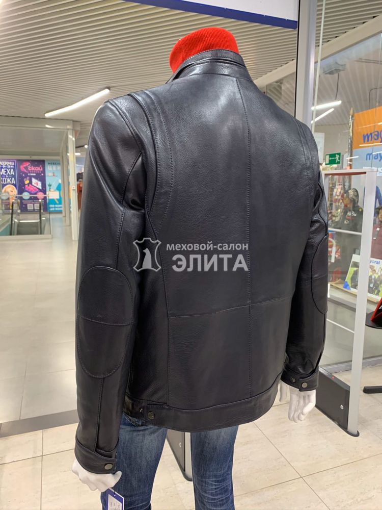 Куртка из натуральной кожи м. BN8669  р-р 52, цена 18200 рублей в интернет-магазине кожи и меха ЭЛИТА. Вид 2
