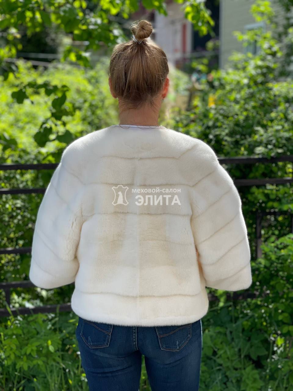 Куртка из норки S-1307, р-р 42-46, цена 74900 рублей в интернет-магазине кожи и меха ЭЛИТА. Вид 2