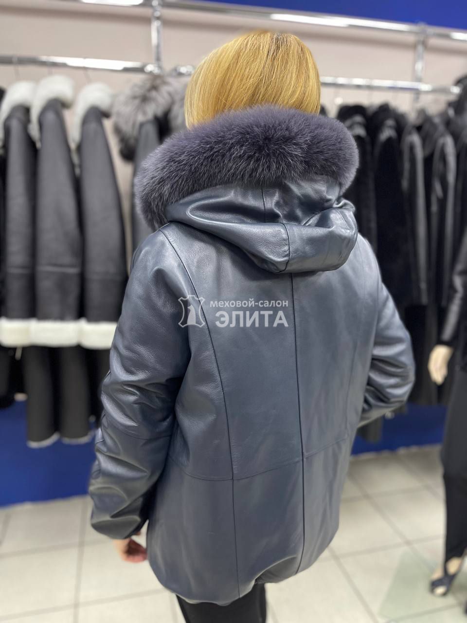 Куртка из кожи м.149 р-р 42-52, цена 34500 рублей в интернет-магазине кожи и меха ЭЛИТА. Вид 2