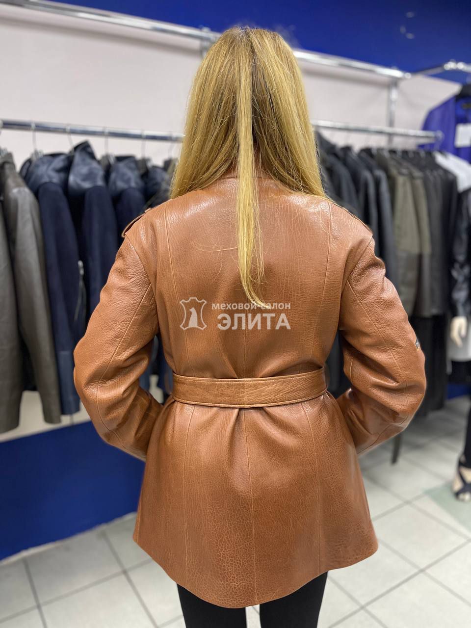 Куртка из натуральной кожи м. 2778 р-р 48-54, цена 37000 рублей в интернет-магазине кожи и меха ЭЛИТА. Вид 2