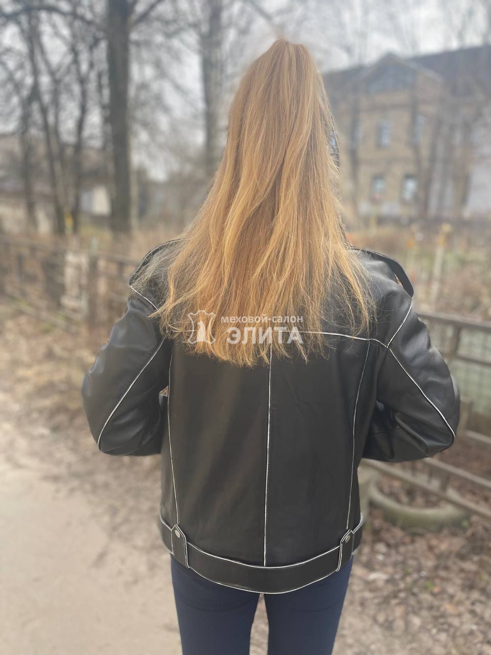 Кожаная куртка м. FZ2045 р-р 46-52, цена 26500 рублей в интернет-магазине кожи и меха ЭЛИТА. Вид 2
