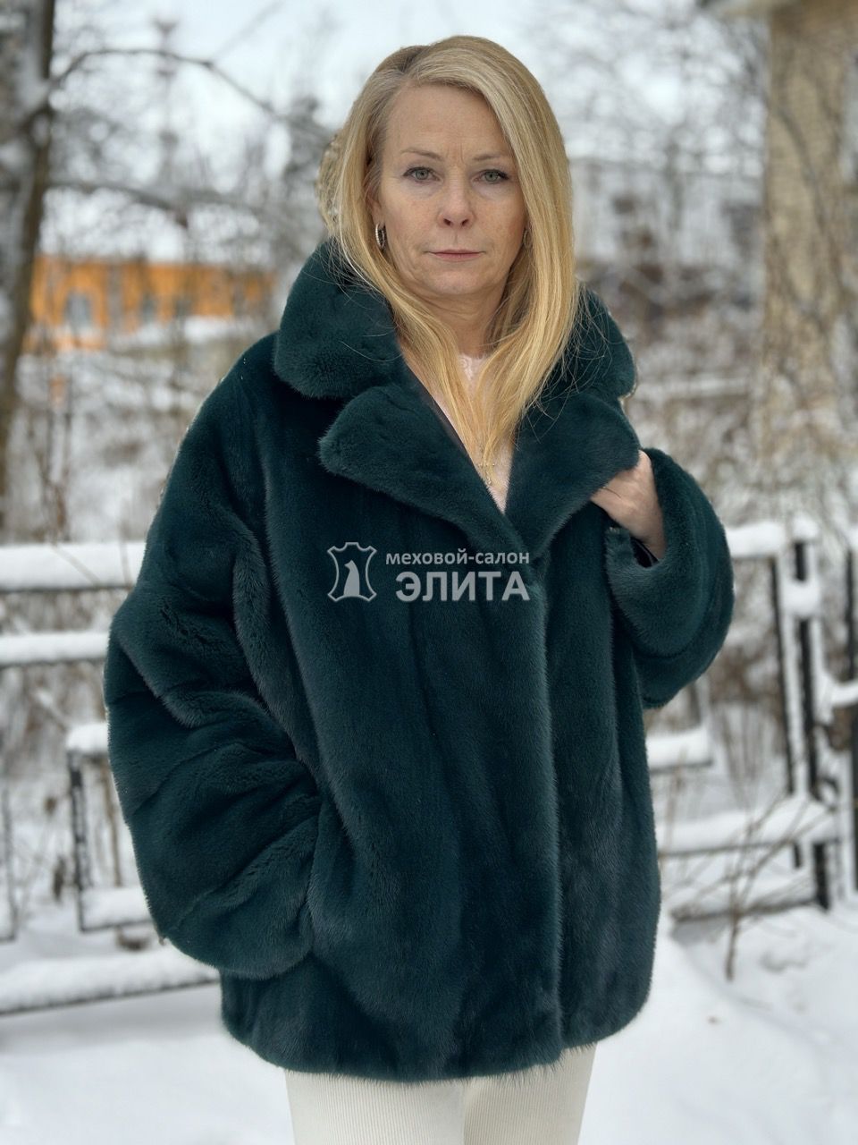 Куртка из норки S 1399 р-р 44-54, цена 128500 рублей в интернет-магазине кожи и меха ЭЛИТА. Вид 2