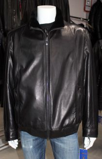 Зимняя мужская кожаная куртка из натуральной кожи BN7928 р-р 50-60, цена 31400 рублей в интернет-магазине кожи и меха ЭЛИТА