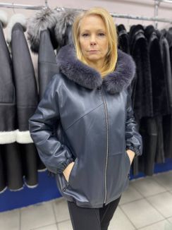 Куртка из кожи м.149 р-р 42-52, цена 34500 рублей в интернет-магазине кожи и меха ЭЛИТА