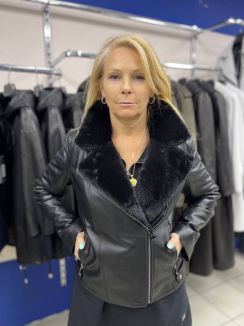 Куртка из кожи м.F248 р-р 44-50, цена 32200 рублей в интернет-магазине кожи и меха ЭЛИТА